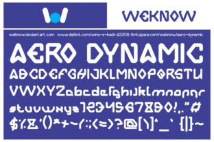 Aero Dynamic: A Charming Display Font for Editorial Design