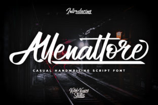 Allenattore: A Bold Handwritten Script Font for Editorial Design