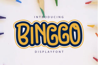 Binggo Display Font for Creative Craft Projects