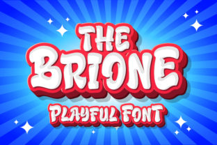 Brione: A Playful Display Font for Creative Makers