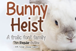 Bunny Heist Font Review and Free Download
