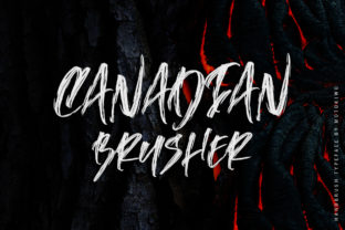 Canadian Brusher: A Dynamic Font for Modern Branding