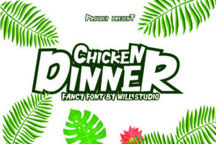Chicken Dinner: A Playful Font for Kid-Friendly Design