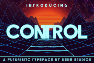 Control Font for Futuristic Branding and Digital Campaigns