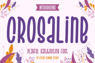 Crosaline: A Playful Font for Creative Makers