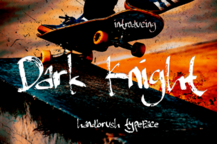 Dark Knight: A Bold Display Font for Impactful Branding