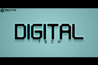 Digital Font for Modern Web Design