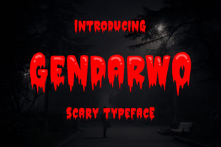 Gendarwo: The Spooky Display Font for Halloween Campaigns
