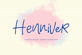Henniver Font for Handmade Creations and Charming Designs