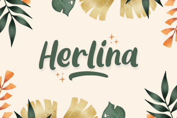 Herlina: A Smooth Display Font for Creative Projects