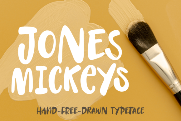 Jones Mickeys: A Playful Display Font for Bold Campaigns