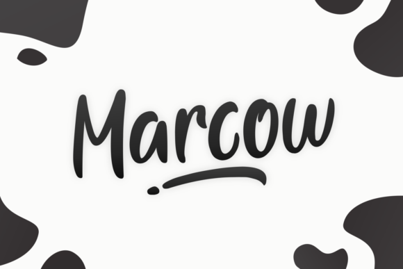 Marcow Font for Handmade Creativity and Modern Design
