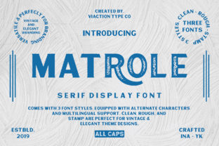 Matrole: The Display Font That Elevates Campaign Impact