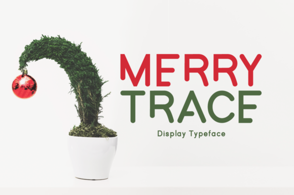 Merry Trace Font for Festive and Functional Craft Projects