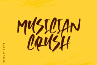 Musician Crush: A Bold Display Font for Modern Editorial Design