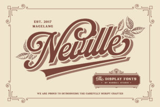Neville: A Vintage-Style Display Font for Nostalgic Campaigns