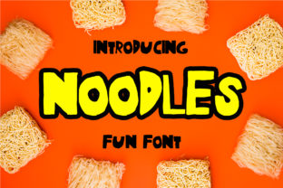 Noodles Font for Editorial Design and Creative Projects