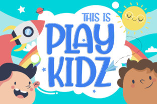 Playkidz: A Playful Display Font for Creative Makers