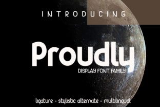 Proudly Font for Creative Makers and Handmade Shops