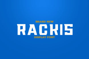 Rackis Font for Modern Sports and Team Branding