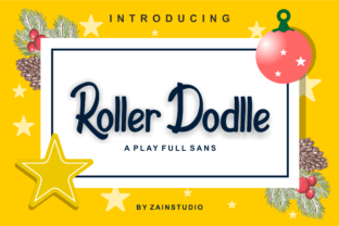 Roller Dodlle: A Cute and Fun Display Font for Creative Projects