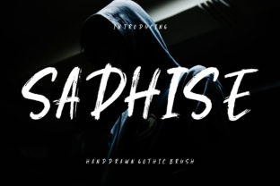 Sadhise: A Gothic Brush Font for Editorial Elegance