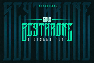Scythrone: A Futuristic Font for Bold Campaign Design