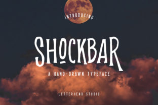 Shockbar Display Font for Web and Brand Design