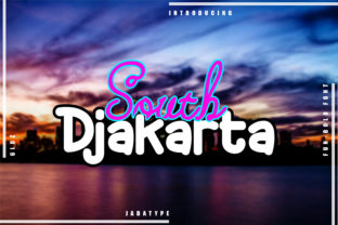 South Djakarta: A Bold Display Font for Creative Branding Projects