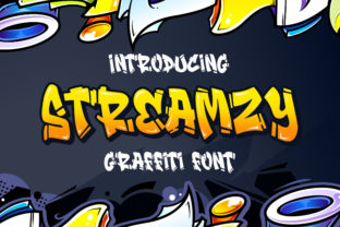 Streamzy: A Bold Display Font for Modern Editorial Design