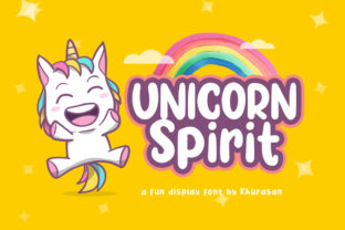 Unicorn Spirit: A Happy Display Font for Polished Branding
