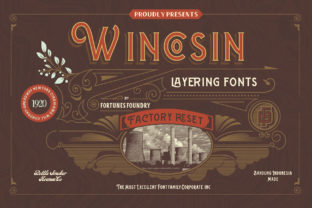 Wincosin: A Vintage Display Font for Timeless Branding