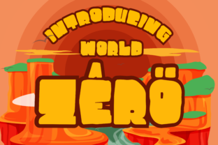Zero: A Whimsical Display Font for Bold Branding